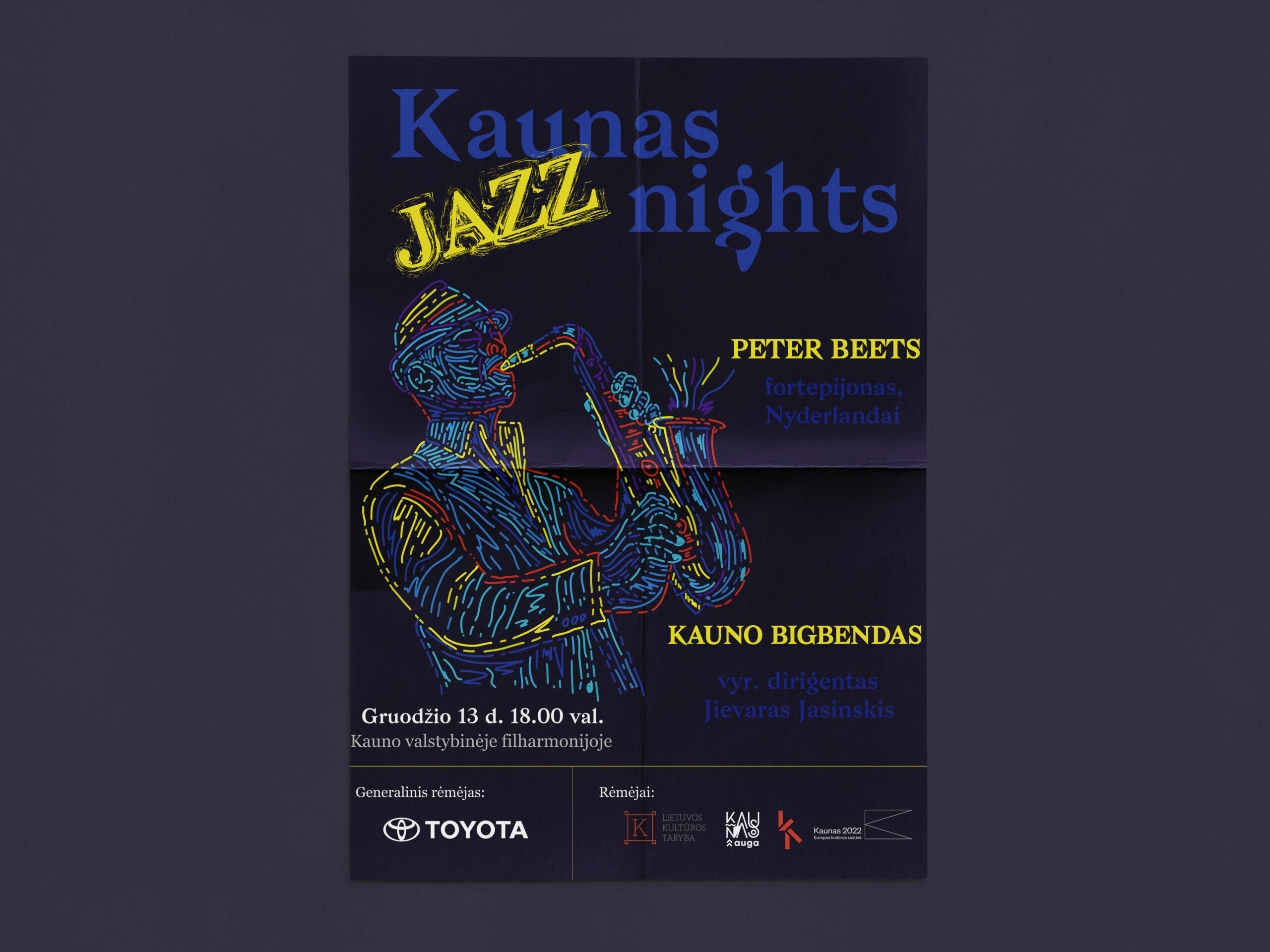 Kaunas jazz poster mockup copy